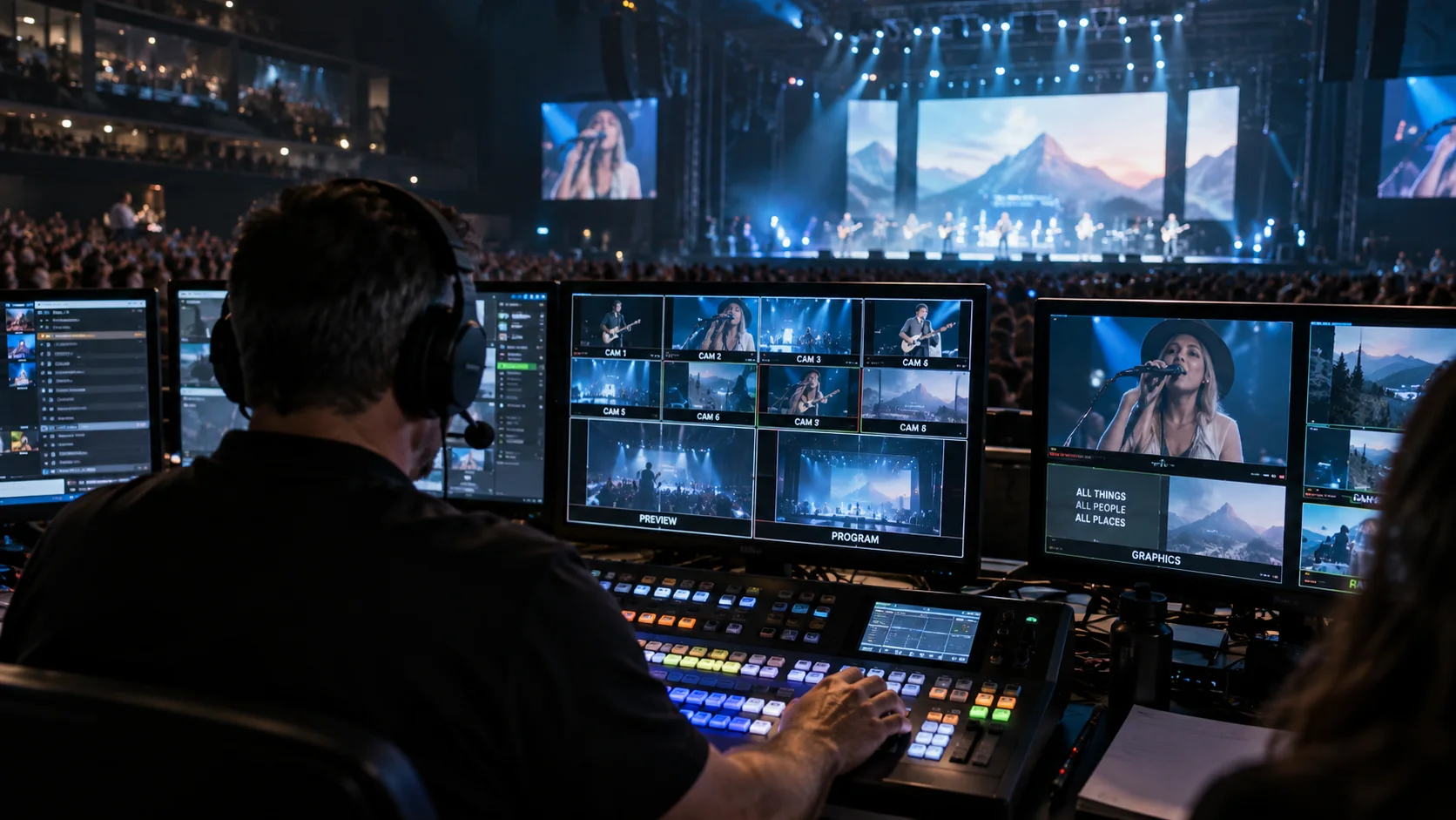 Live Production event production view 2